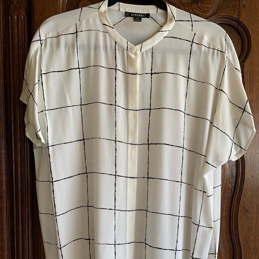 Acrobat silk blouse